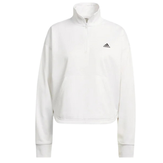 Adidas Zip Up Crop Sweater