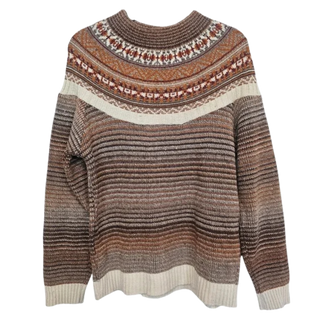 Vintage Wool Blend Mock Neck Sweater