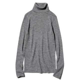 Uniqlo Merino Wool Ribbed Turtleneck Sweater