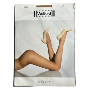 Wolford Woven 10 Back Seam Tights