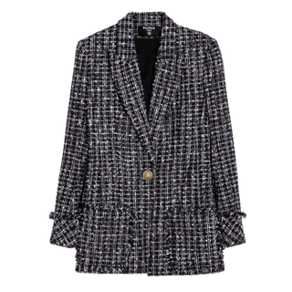Balmain Virgin Wool Single Breasted Blazer