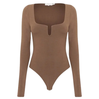 Good American U-Ring Long Sleeve Bodysuit