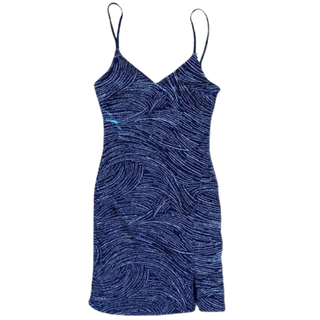 DYNAMITE Ruffle Sparkly Dress