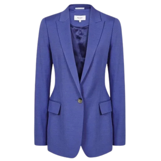 Reiss Haya Single Breasted Linen Blazer