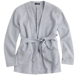 J.Crew Belted Sweatshirt Blazer Cardigan