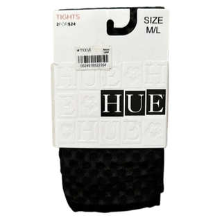 Halogen Patterned Mesh Tights