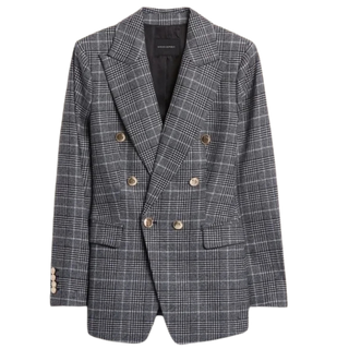 Banana Republic Icon Double Breasted Wool Captains Blazer
