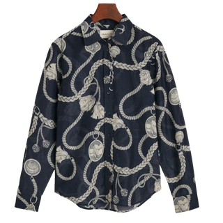 Cotton Ginny Paisley Button Down Shirt