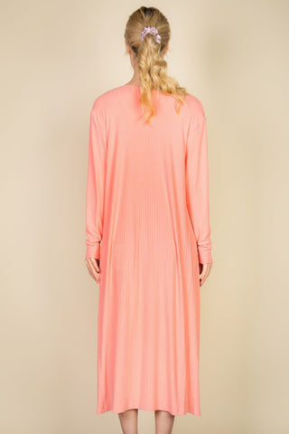 Three Rivers Ribbed Cardigan & Midi Dress Set