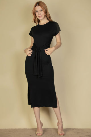 Murphys Tie-Front Midi Dress