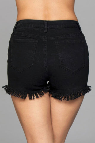 Nevada City Frayed Denim Shorts
