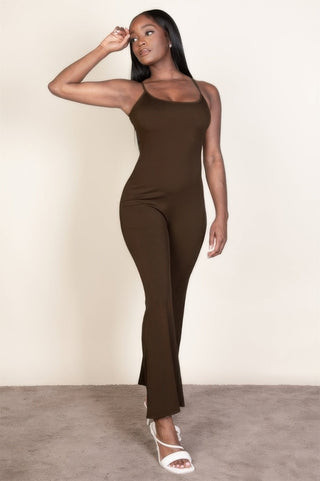 Pioneertown Ribbed Wide Leg Jumpsuit