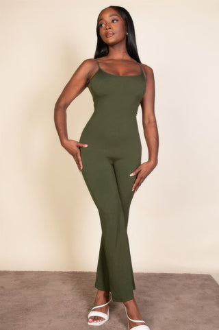 Pioneertown Ribbed Wide Leg Jumpsuit