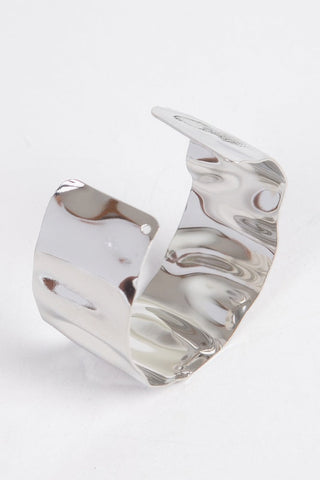 Burnaby Mountain Polished Metal Cuff Bracelet