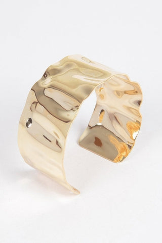 Burnaby Mountain Polished Metal Cuff Bracelet