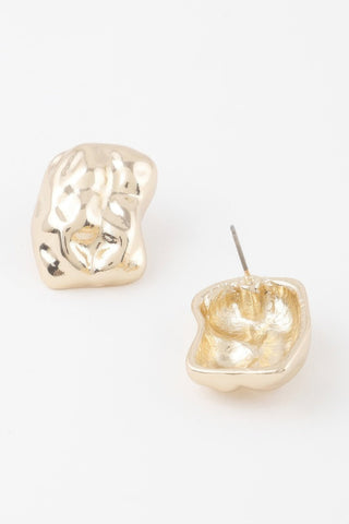 McBride Sculpted Textured Stud Earrings