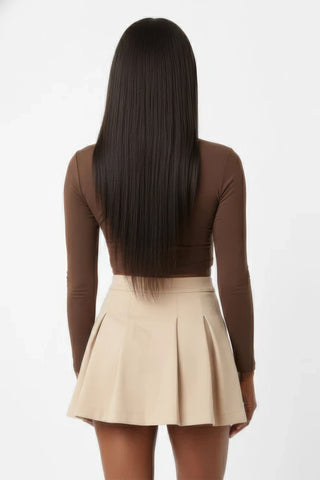 Sonora High-Waist Pleated Mini Skirt – view 5