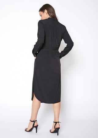 Capilano Mock-Neck Shirt Dress
