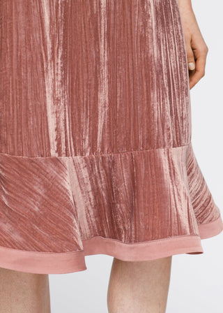 Corte Madera Crushed Velvet Midi Dress