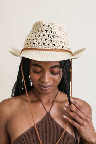 Woven Western Cowboy Hat