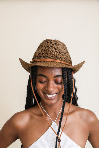 Woven Western Cowboy Hat