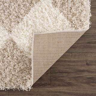 High-Pile Diamond Area Rug