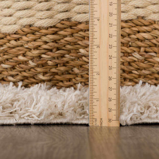 High-Pile Diamond Area Rug