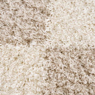 High-Pile Diamond Area Rug