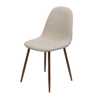 Wheat Fabric Dining Chair Set