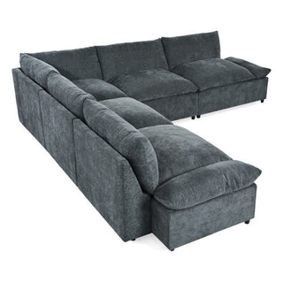 115.5" Modular Sectional Sofa with Storage