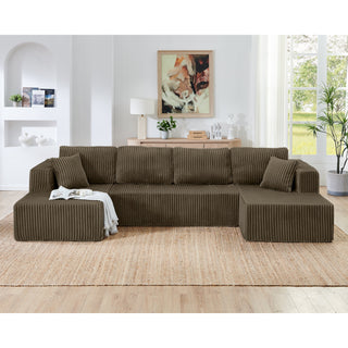 133" U-Shape Modular Sectional Sofa