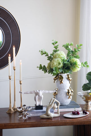 King Pigeon Pose Resin and Stone Figurine