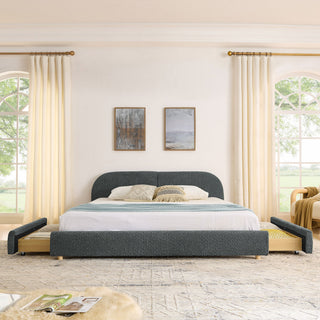 Qualicum Curved Headboard Storage Bed