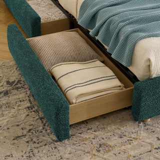 Qualicum Curved Headboard Storage Bed
