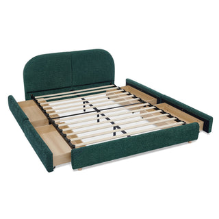 Qualicum Curved Headboard Storage Bed