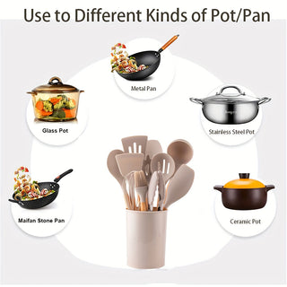 Silicone Kitchen Utensil Set