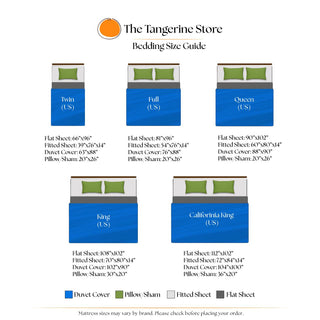 Embroidered Edge Linen Duvet & Sheet Set