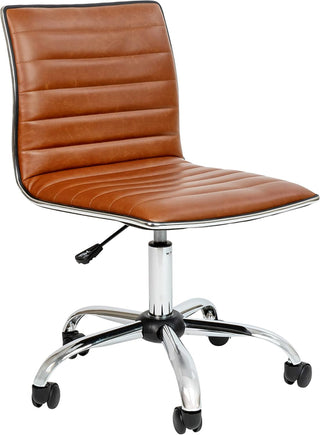 Vinyl Chrome Office Chair