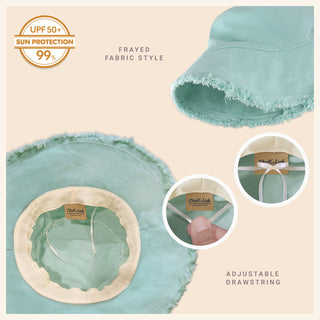 Seabright Frayed Bucket Hat