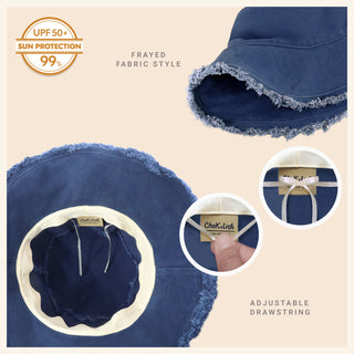 Seabright Frayed Bucket Hat