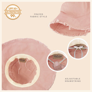 Seabright Frayed Bucket Hat