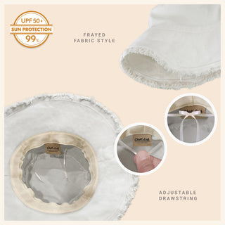 Seabright Frayed Bucket Hat