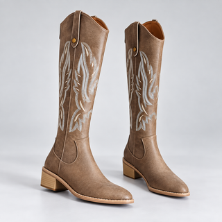 Tsawwassen Embroidered Western Boots