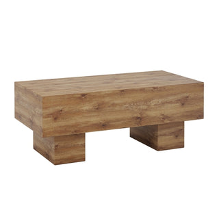 Wooden Block Coffee Table