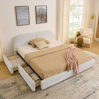 Qualicum Curved Headboard Storage Bed