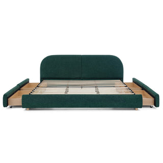 Qualicum Curved Headboard Storage Bed