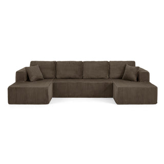 133" U-Shape Modular Sectional Sofa