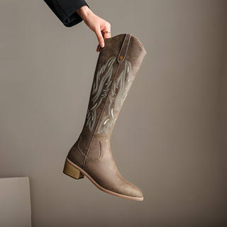 Tsawwassen Embroidered Western Boots