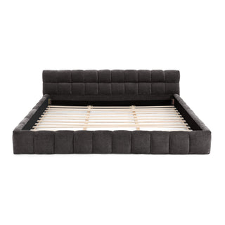 Crescent Valley Chenille Upholstered Platform Bed