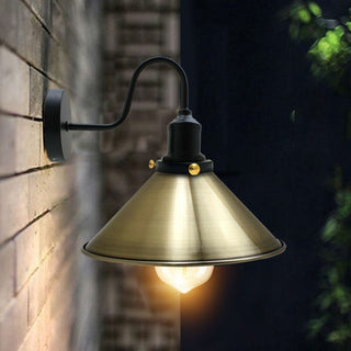 Vintage Industrial Cone Shade Wall Sconce